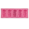 thumbnail image 4 of BSJJY Christmas Snowman Chocolate Mold Xmas Silicone Candy Cookie Gummy Mold DIY Cake Decoration Mold for Fondant Cake Candy Xmas Baking Supplies,1PCS, 4 of 9