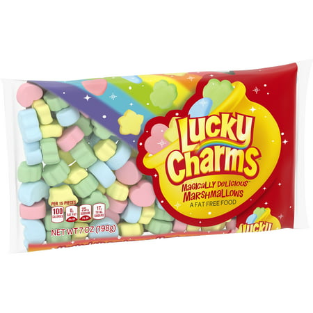 Jet-Puffed Lucky Charms Magically Delicious Marshmallows, 7 oz Bag