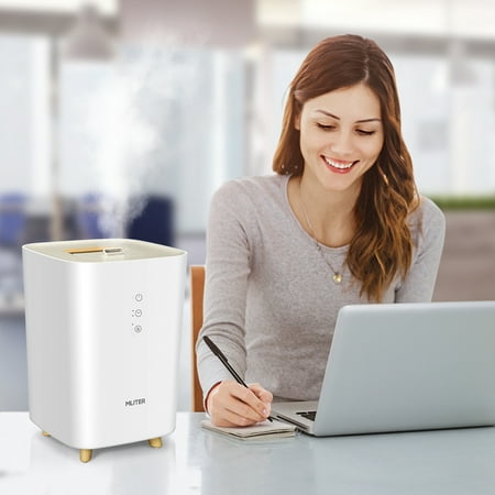 Mliter Cool Mist Humidifier, Quiet Ultrasonic Humidifier for Bedroom Home Baby, Easy to fill water and clean, PureGuardian Humidifier 24h Air (Best Way To Clean Cool Mist Humidifier)