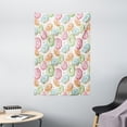 thumbnail image 1 of Watercolor Tapestry, Sweet Delicious Donuts Pattern with Various Flavors Sprinkles Stars Background, Wall Hanging for Bedroom Living Room Dorm Decor, 40W X 60L Inches, Multicolor, by Ambesonne, 1 of 2