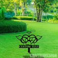 thumbnail image 4 of Craftnamesign Custom Dog with Angel Wings Memorial Stake, Pet Memorial Sign, Metal Yard Stakes, 4 of 4