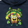 thumbnail image 2 of SpongeBob SquarePants - Happy St. Patricks Day - Men's Pullover Hooded Fleece Sweatshirt, 2 of 5