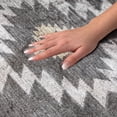 thumbnail image 3 of Addison Rugs Dream Shag Premium Machine Washable Transitional Aztec Midnight Rectangle Rug, 9' x 12', 3 of 8