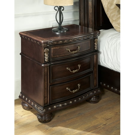 Monte Carlo Bedroom Furniture - Steve Silver Co. Monte Carlo 3 Drawer Nightstand