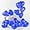 Blue, variant on 100 Pack Heart Shaped Balloons,10 Inch Latex Heart Balloons for Valentine's Day Engagement Wedding Party Decorations (Multicolor)