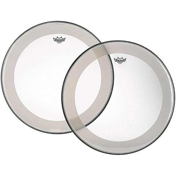 Remo Powerstroke 4 Clear Batter Bass Drum Head with Impact Patch 16 in.