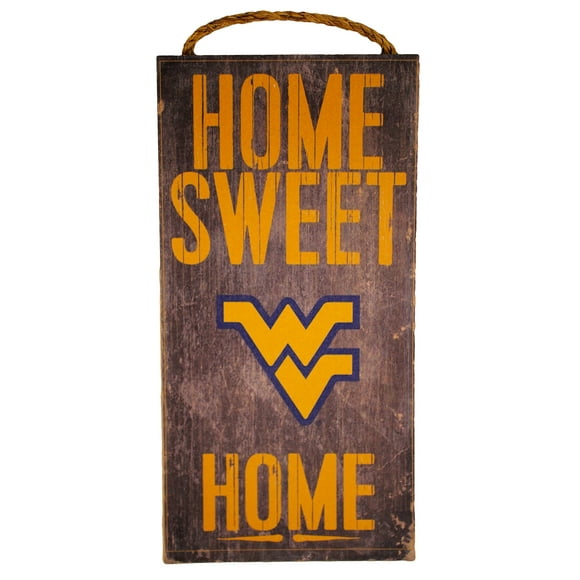 Fan Creations West Virginia Mountaineers 6" x 12" Home Sweet Home Wood Sign