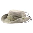 thumbnail image 1 of Mens Bucket Cap With Adjustable Strap Sun Protection Breathable Fisherman Hat For Outdoor Hiking, 1 of 7