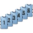 thumbnail image 4 of 12 PCS Adultos Pinnies de fútbol de Secado ráspido Jerseys deportes scrimmage Equipo de fútbol atrenamiento de baberos, 4 of 7