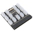 thumbnail image 2 of Adaptador de placa de distribución de alimentación de 13 puertos y 8 pines, 1200 W, pantalla digital de temperatura, accesorios para computadora de 12 V, 2 of 14