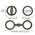 thumbnail image 3 of Double Sided Magnetic Phone Holder Ring Stand Foldable Metal Phone Grip Desk Support for Smartphones and Cases, 3 of 6