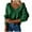 Green, variant on Aoochasliy Womens Sweaters Pullover Clothes V-neck Loose Pullover Solid Color Sweater Tops