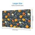 thumbnail image 2 of Kdxio Pumpkin Print Large Gaming Mouse Pad,Non-Slip Base,Water Resist Keyboard Pad for Gamer,Office & Home,29.5 x 15.8 in, 2 of 6