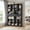 Black, variant on Homieasy 73.6''Tall 10-Cube Bookcase with Drawer and Adjustable Shelves, Wooden Bookshelf for Living Room, Walnut