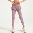 thumbnail image 5 of Womens Tennis Skirts with Leggings 2 in 1 Golf Skorts High Waisted Athletic Skirted Running Workout Yoga Pants, 5 of 7