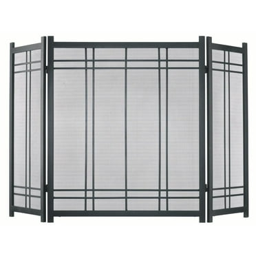 Pleasant Hearth FA016SA Preston Steel Fireplace Screen