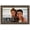 Bamboo Brown, variant on 21x15 Silver Modern Bamboo Picture Frame - UV Acrylic, Foam Board Backing, Hanging Hardware