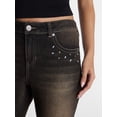 thumbnail image 4 of No Boundaries Novelty Stitch Bootcut Jeans, 32.5" Inseam, Women's 00-20, 4 of 5