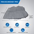 thumbnail image 4 of Almohada con forma de cuña Travelwedge, autoinflable, 30 cm, ligera, 4 of 9
