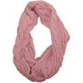thumbnail image 6 of Women's Padded Loop Scarf Circular Knit Neck Warmer Winter Wool Blend Accessory, 6 of 8