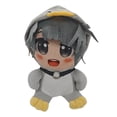 thumbnail image 3 of Gugugaga Penguin Stuffed Animal, 9.84" Gray Penguin Plush Doll Cute Stuffed Animals Toys Hot Meme Figurines,Christmas Birthday Gifts, 3 of 9