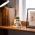 thumbnail image 5 of DefiDgd Cute Ghost Shaped Ceramic Succulent Planter Pot,Small Plant Flower Container for Halloween Indoor Tabletop Bedroom Living Room Balcony Farmhouse Home Decor(C), 5 of 7