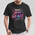 thumbnail image 2 of Raise Your Glass Pink Party Cheers T-Shirt – Celebration Graphic Tee, Pink Party Shirt, Fun Cheers Design, Casual Unisex Wear, Festive Event Apparel, 2 of 3