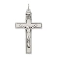 thumbnail image 3 of 925 Sterling Silver Antiqued INRI Crucifix Pendant, 3 of 5