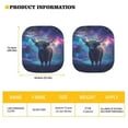 thumbnail image 5 of KUIFORTI 2 Pack Windshield Sunshade Funny Highland Cow Car Window Shades Galaxy Sunshade for Car Windshield SUV Truck Sun Shades, Heat Resistant Vehicle Sun Shade Shield UV Protection, 5 of 5