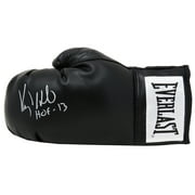 Virgil Hill Signed Everlast Black Boxing Glove w/HOF'13