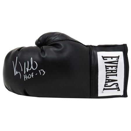 Virgil Hill Signed Everlast Black Boxing Glove w/HOF'13