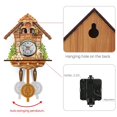 thumbnail image 4 of Naiovety Reloj pájaro antigua estilo escandinavo colgante péndulo montado en la pared decoración de la pared decoración del hogar suministros Decoración del hogar CM003 Naiovety HA040715-04, 4 of 6