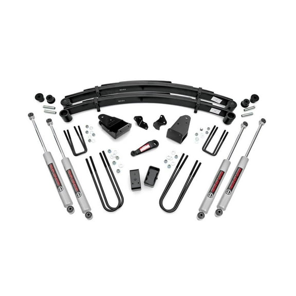 Rough Country 4" Suspension Lift Kit for 1980-1986 Ford F-250 4WD - 4908030