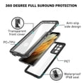 thumbnail image 2 of For Samsung Galaxy S21 Ultra 5G Waterproof Case Shockproof Heavy Duty Cover Built-in Screen Protector, 2 of 7