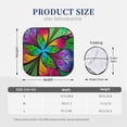 thumbnail image 2 of KLL Multicolored Beautiful Flower Windshield Sun Shade 2-Piece Foldable Car Front Window Sunshade for Most Sedans SUV Truck- Small, 2 of 5