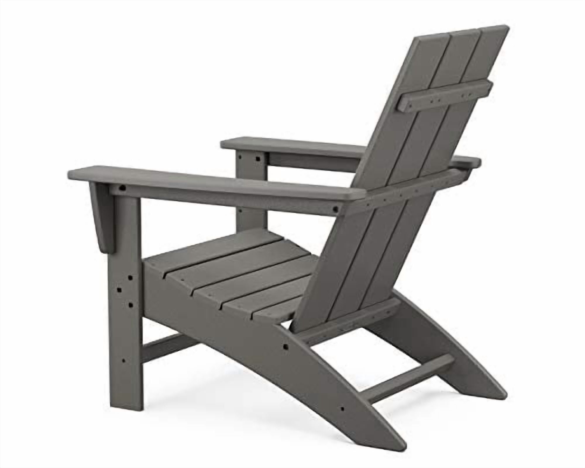POLYWOOD Modern Outdoor Adirondack Chair in Green