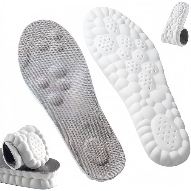 Plantillas Giwytey 4D Cloud de espuma viscoelástica con soporte de arco