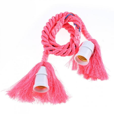 

Big sale E27 Creative Nylon Rope Bulb Base Holder for Wedding Party Restaurant Cafe Bar