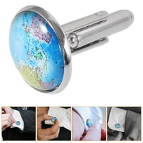 HOMEMAXS Elegant Men's Cufflinks in Assorted Colors Crafted from Copper with Round Design for Shirts 2pcs