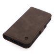 thumbnail image 1 of Porter Riley - Leather Case for iPhone 14. Premium Genuine Leather Stand/Cover/Wallet/Flip Case with [Card Slots] [Horizontal Stand] [Durable Frame] (Chocolate Brown), 1 of 4