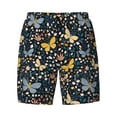 thumbnail image 4 of Lsque Mens Swim Trunks Flowers Butterfly Pattern - Bathing Suit Compression Liner - Beach Swim Shorts Swimwear - (S-3XL) - Stretch Quick Dry -X-Large, 4 of 9