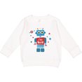 thumbnail image 2 of Inktastic Robot 2nd Birthday Toddler Sweatshirt, 2 of 4