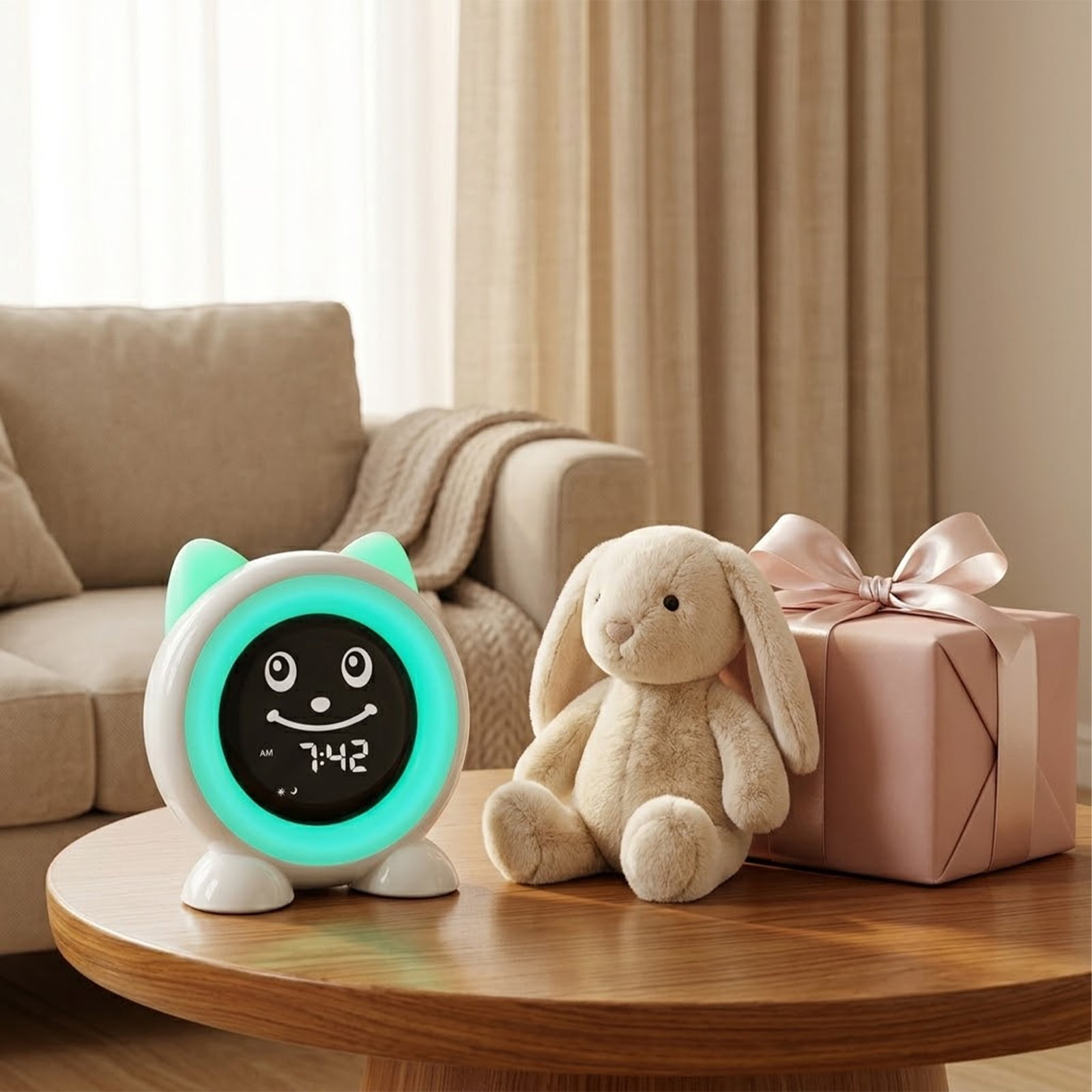 OK to Wake Kids Alarm Clock, Toddler Sleep Training Clock with Night Light & Nap Timer,Gift for Boys Girls