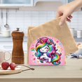 thumbnail image 6 of Cartoon Rainbow and Color Unicorn Napkin Holder for Table Clear Napkin Stand Paper Holder Acrylic Organizer Dispenser Napkins for Dinner Kitchen Restaurant Room, 6 of 8