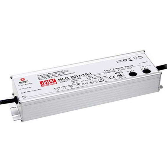 Mean Well HLG-80H-15B Power Supply - Dimmable