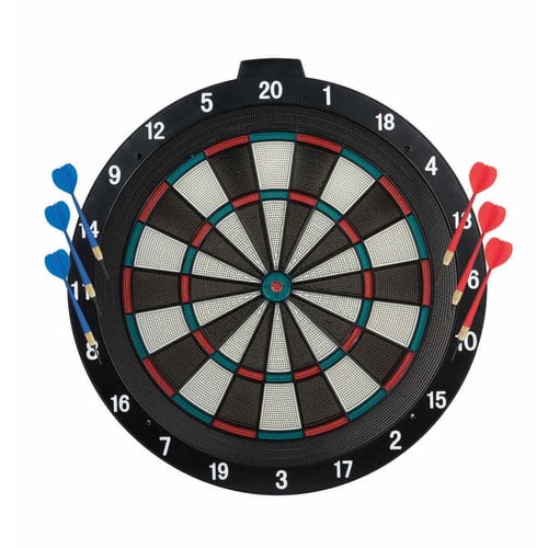 Safety Dart Board Set with Soft Tip for Kid Board Games and Leisure Darts 