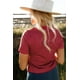 thumbnail image 1 of ABPHQTO Camiseta de Mujer Roja Animal Blanqueada, 1 of 5