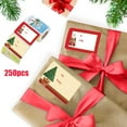 thumbnail image 5 of HCTSHG 250 Counts Christmas Gift Tag Stickers, Modern Red White Xmas Designs with Reindeer and Santa, Self-Adhesive Name Tags for Present Labels and Holiday Decor, 5 of 8