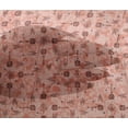 thumbnail image 4 of oneOone Viscose Chiffon Peach Fabric Geometric Texture Sewing Craft Projects Fabric Prints By Yard 42 Inch Wide, 4 of 4