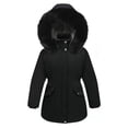 thumbnail image 2 of Blekii Girls Mid Length down Coat, Girls Mid Length down Coat, Warm Cold Proof Winter Jacket for Kids, Insulated Outerwear Warm Cold Proof Winter Jacket Winter Wear, Cold Weather, Travel, School,, 2 of 6